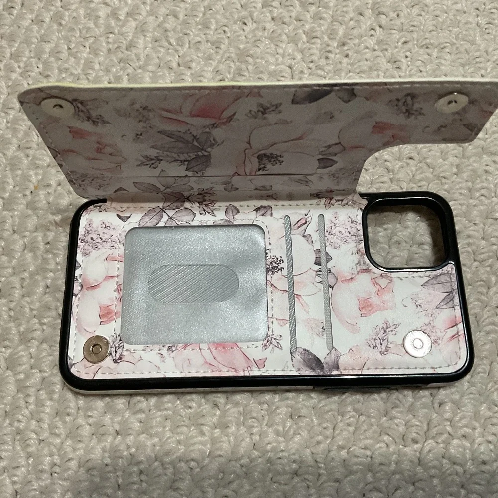 Floral Print, iPhone 11 max size cellphone case